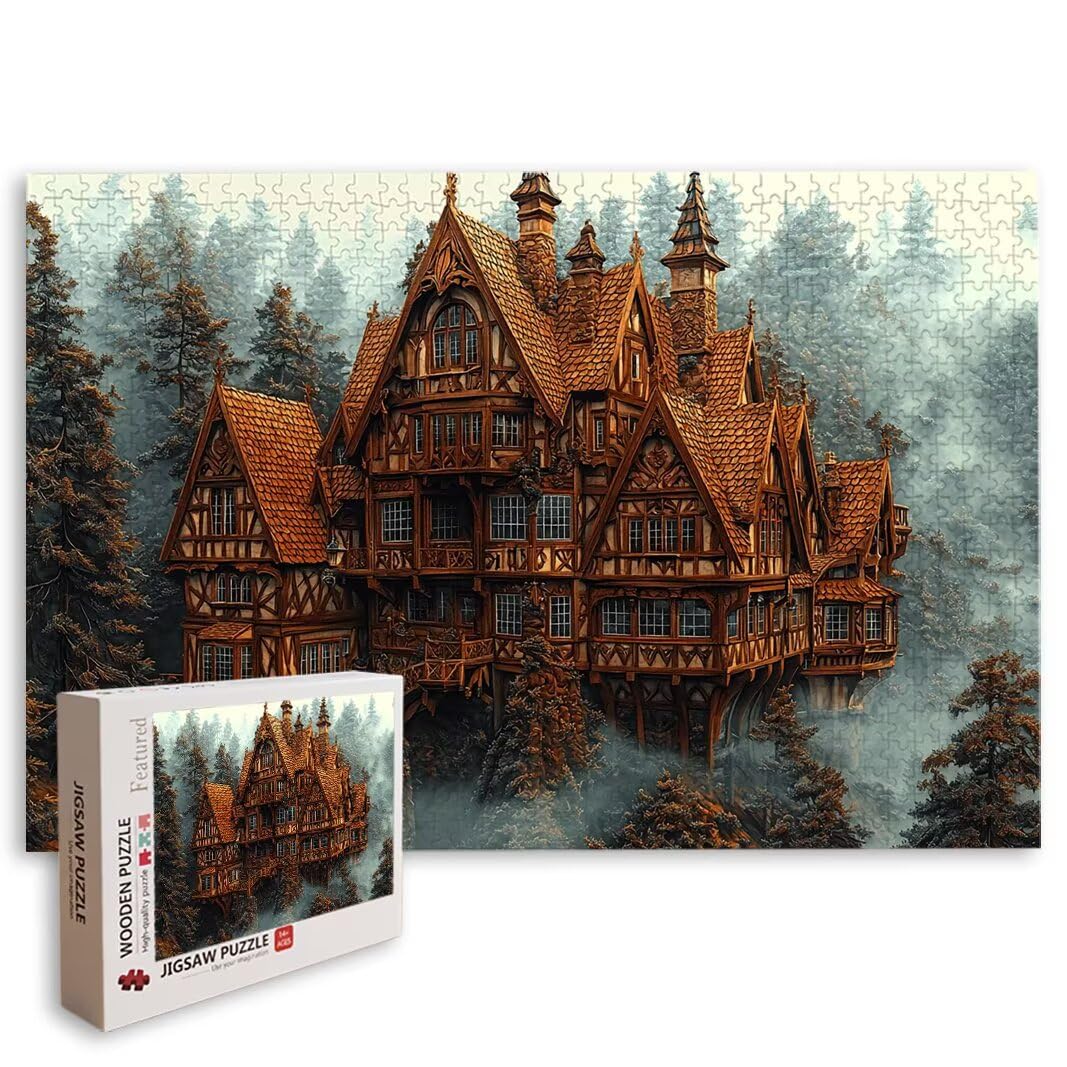 Puzzle Castillo, Puzzle 5000 Piezas, Rompecabezas para Regalo Mujer -8526