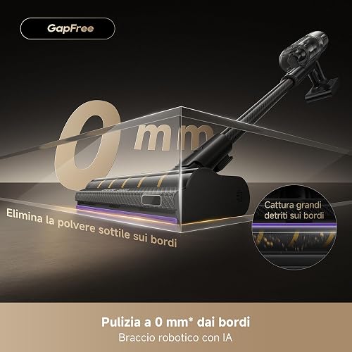 dreame V20 Aspirateur Balai sans Fil, 24 000PA/210AW Nettoyage des Bords - 2