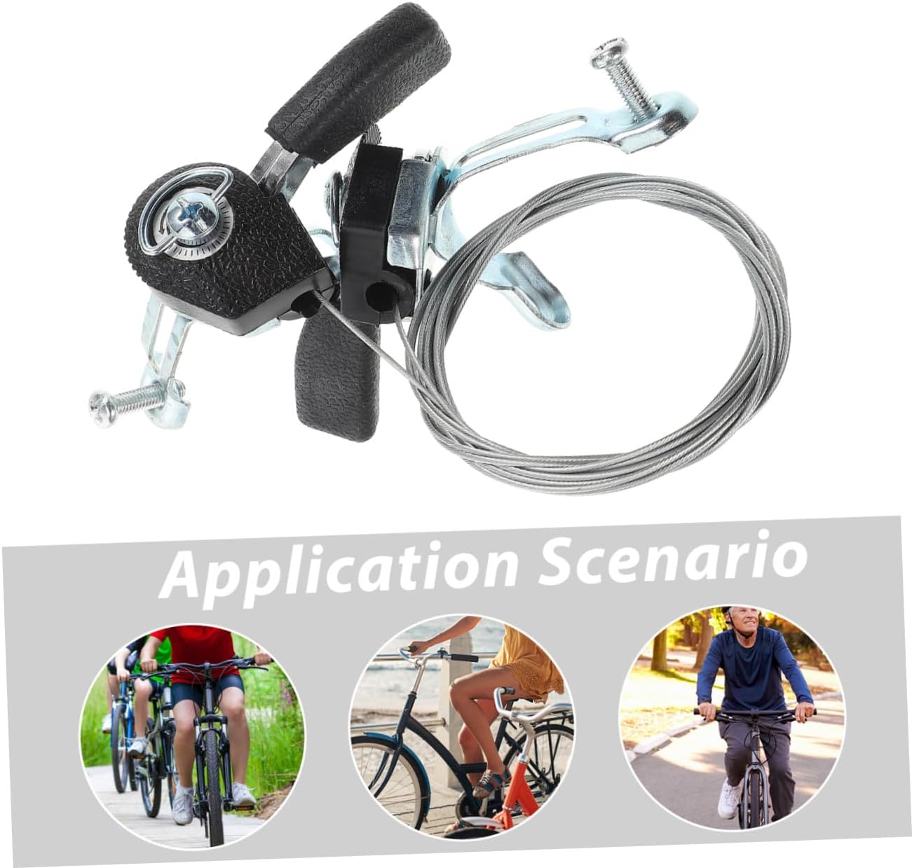 Speed Bike Thumb Shifter Pair Aluminum Alloy Small Gear Shift Lever for Mountain and Road Bikes Cycling Parts