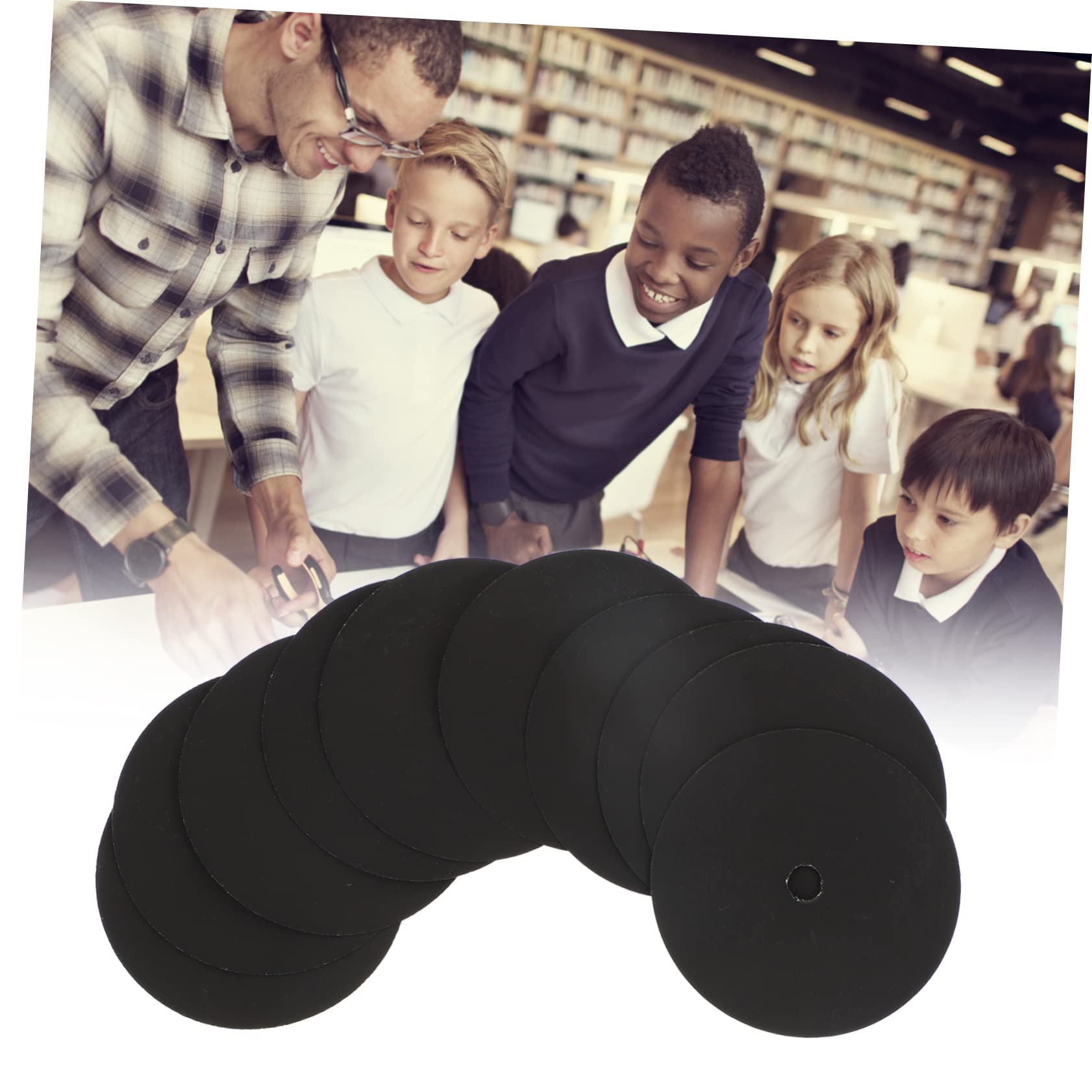 Hohopeti 50 Sheets Graphite Paper Tray Toner Paper Plate for Physics Lab Dot Timer Accessories