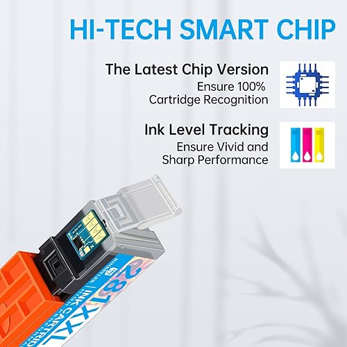 Miniatura 5 de BINKSYLER 281 cartuchos de tinta XXL de repuesto para Canon CLI-281 281XXL 281 XL 281 XL 281 cartuchos de tinta funcionan para Canon Pixma TR7520