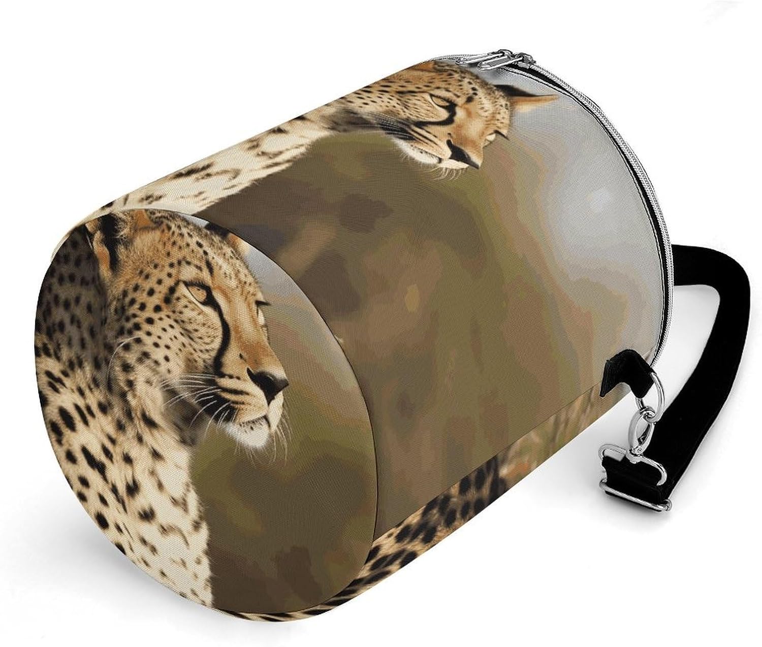 Wild Animal Leopard Lunch Bag 15L, Insulated Picnic Basket with Leakproof Design - Large Cooler Tote for Camping, Beach, Hiking & Groceries