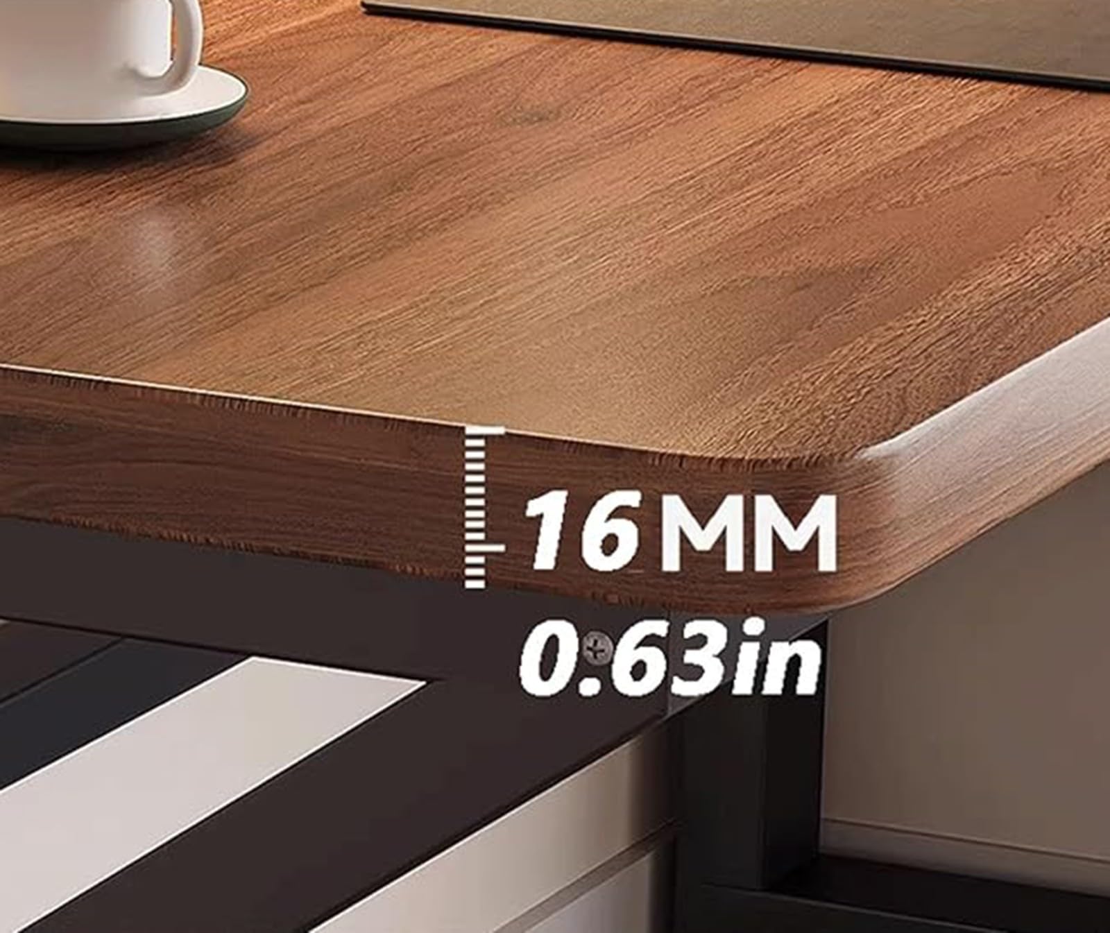 Nowoczesne biurko do gier komputerowe stół do nauki dom biuro prosty styl PC do salonu sypialni C, 80 cm