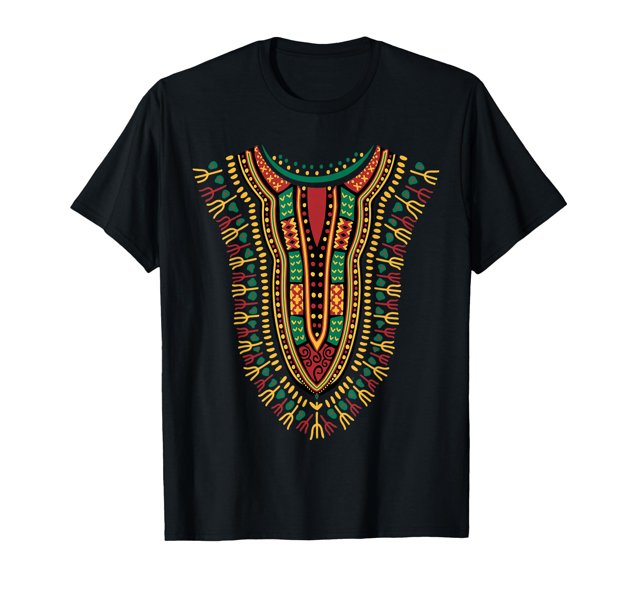 African Print Traditional Tribal Dashiki Pride Attire Kente T-Shirt