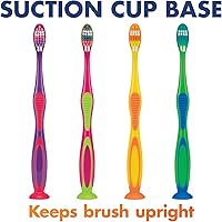 Vista 2 de Practicon Kit de cuidado dental de lujo para niños, paquete de tamaño de viaje con cepillo de dientes, pasta de dientes Crest, hilo dental, bálsamo