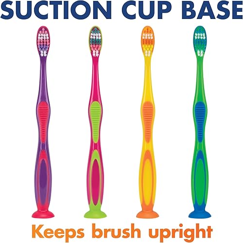 Miniatura 2 de Practicon Kit de cuidado dental de lujo para niños, paquete de tamaño de viaje con cepillo de dientes, pasta de dientes Crest, hilo dental, bálsamo