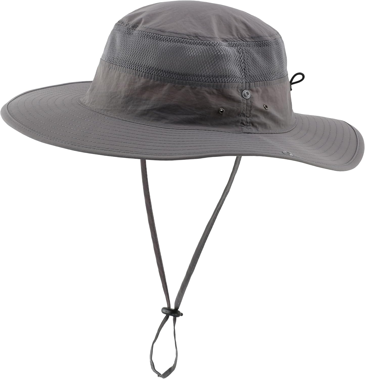 Connectyle UPF 50+ Wide Brim Sun Hat for Men Breathable Cowboy Boonie Hats Outdoor Bucket Hat for Fishing Hiking Safari