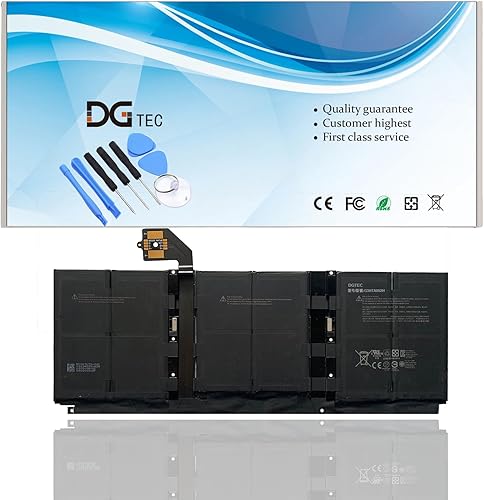 G3HTA052H DYNT02 - Batería de repuesto para laptop Microsoft Surface Laptop3 de 13,5 pulgadas, tableta, teclado serie 1867 1868 (7,4 V, 45,8 Wh/6041