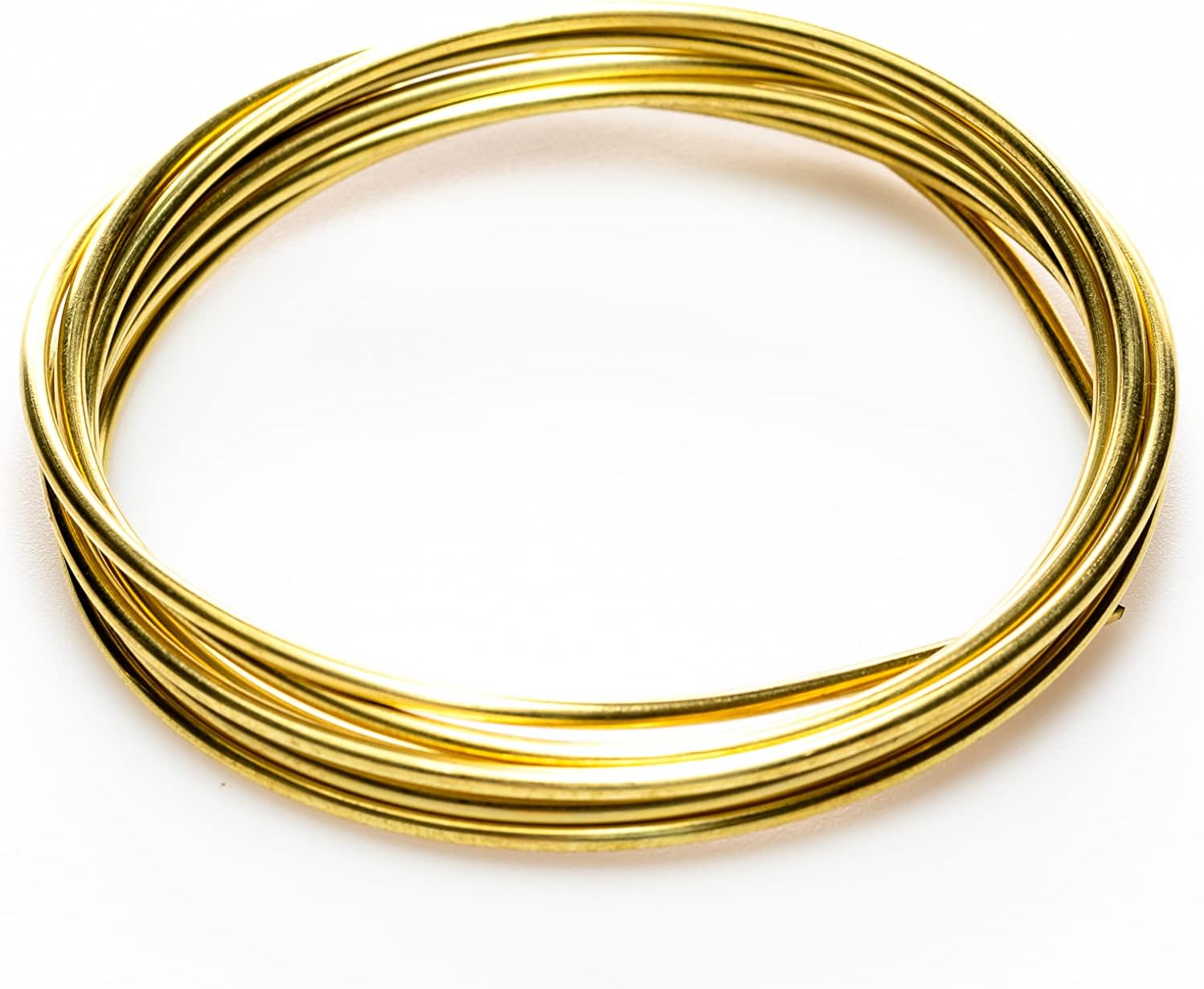 14 Gauge, Jeweler's Brass Wire, Red Brass, Round, Dead Soft, CDA #230 Alloy Jewelry Grade Made in USA - 5FT by CRAFT WIRE