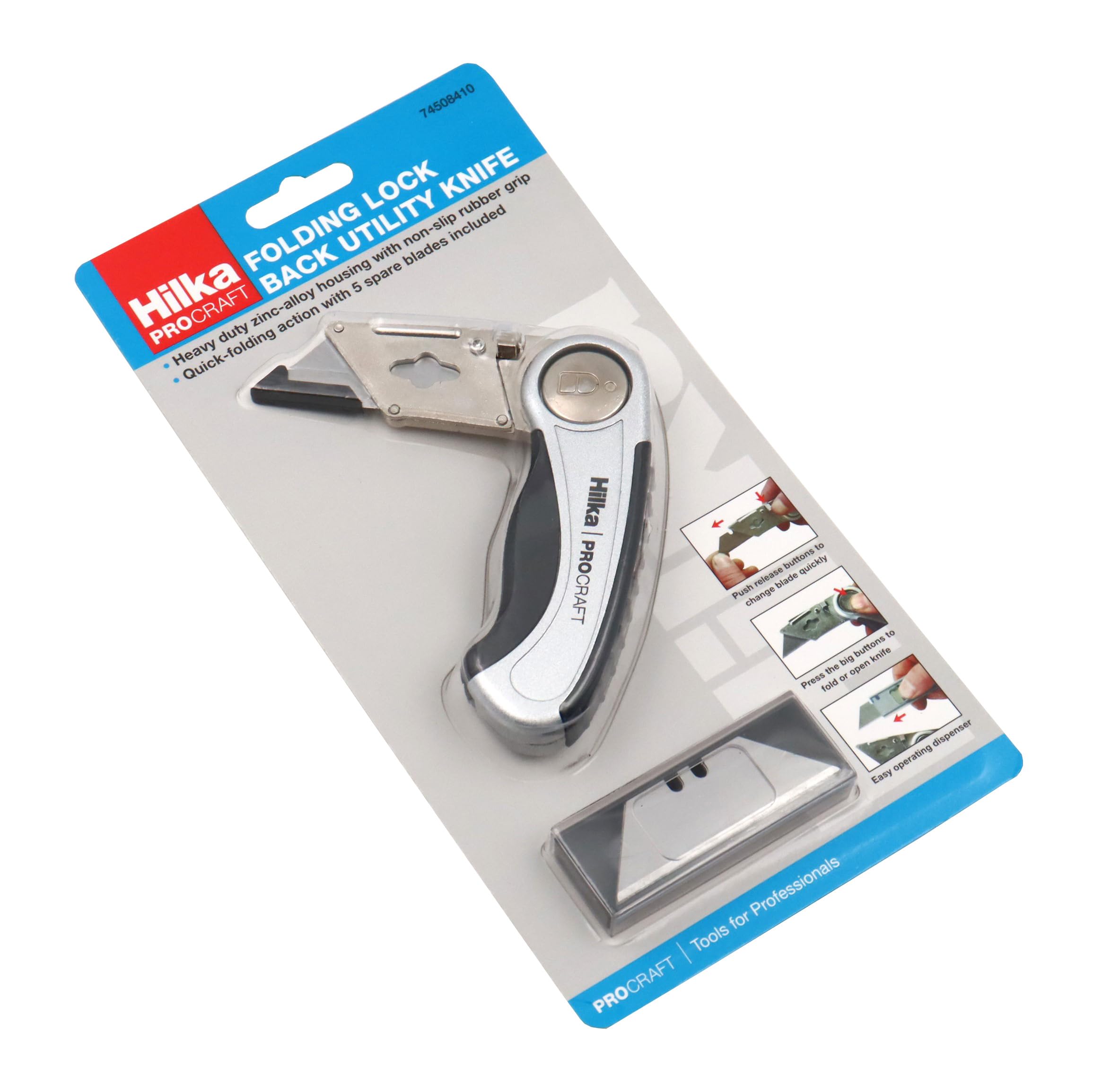 Hilka New Bluetooth-107 Push Button Lock Back Knife Pc