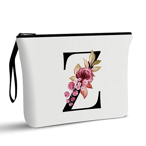 Vista 325 de Vavabox A-Z - Bolsa de maquillaje personalizada, regalos de cumpleaños para mujeres y madres, regalos para mejores amigas, bolsa de cosméticos