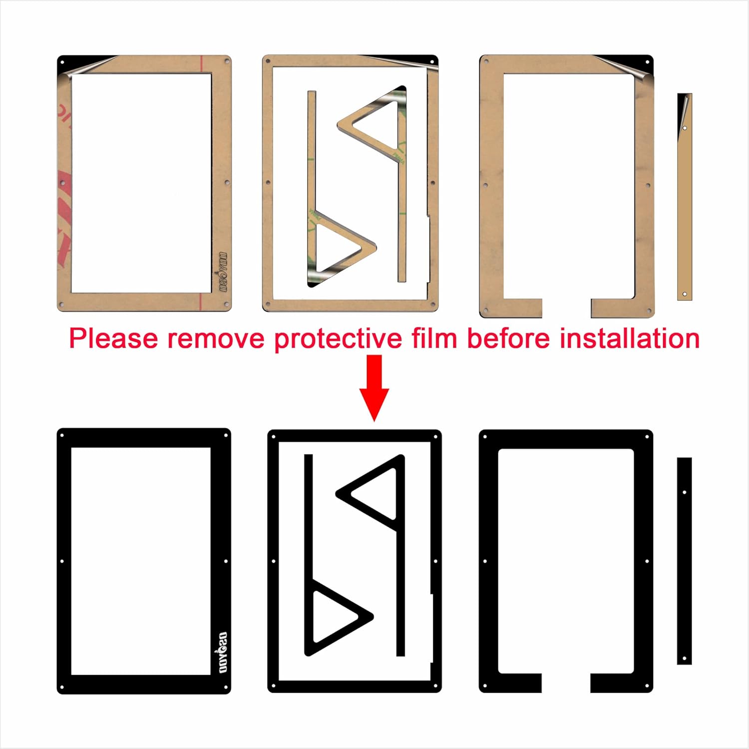 OSOYOO 5-Inch DSI Touch Screen Display Kit for Raspberry Pi 4B, 3B, 3B+, 2 - RPi 800x480 LCD with Portable Stand Holder Case