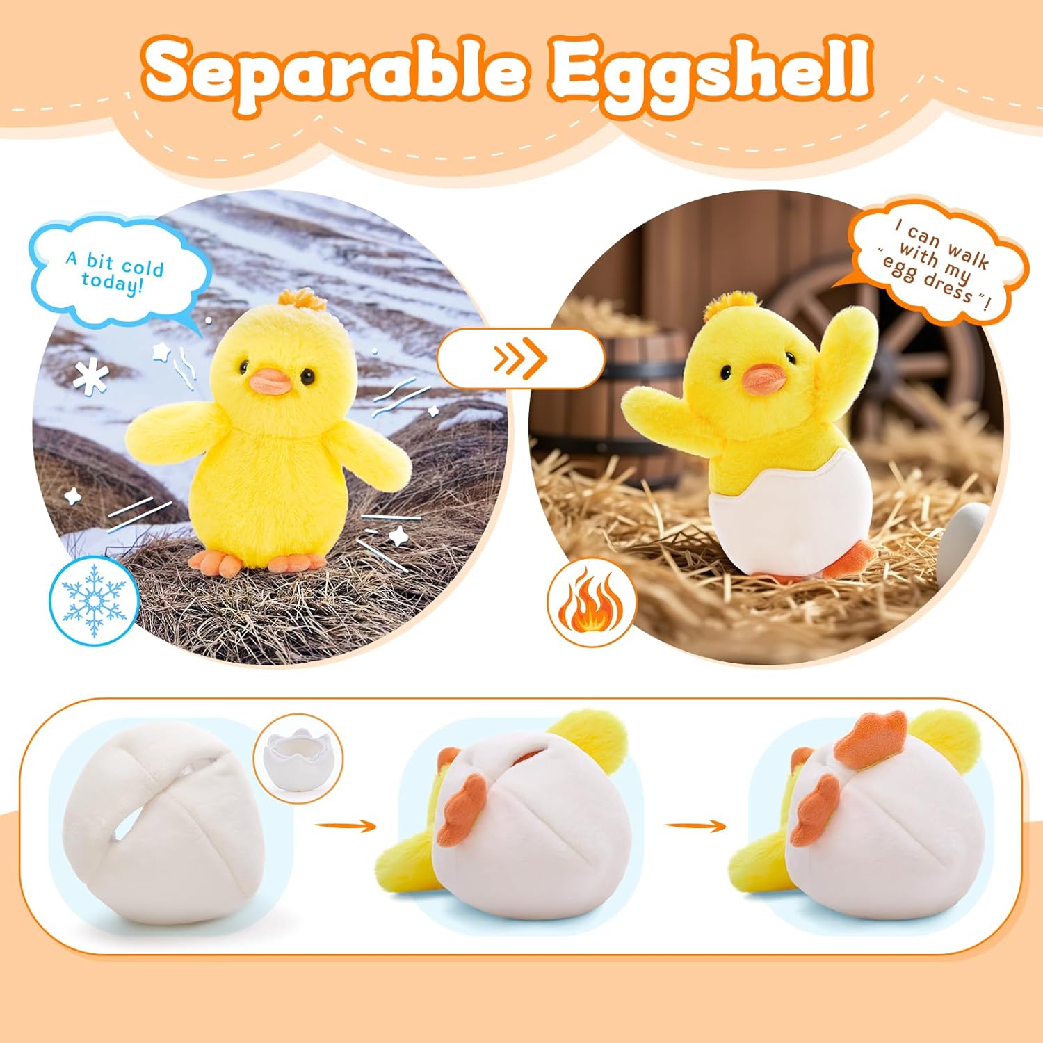MaoGoLan 4Pcs Easter Stuffed Animals Bulk for Kids, 10 inch Floppy Bunny Stuffed Animals Plush Chick Toys Party Favors Birthday Decorations Girls Easter Gift Basket Stuffers