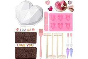 Sublaga Breakable Heart Shaped Silicone Mold 34pcs