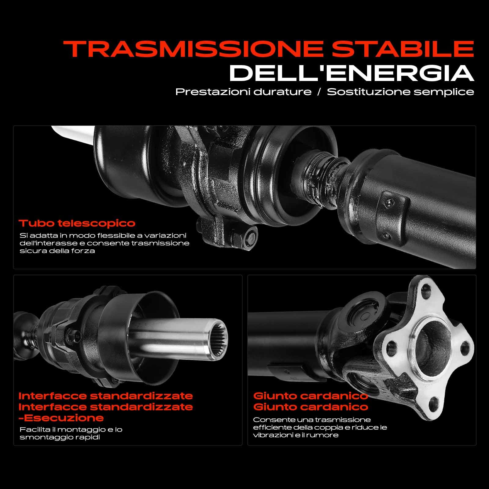 Frankberg Albero cardanico Albero Motore Asse Anteriore Compatibile con L200/Triton KAT KBT 2.5L 2005-2015 Replace# MR580646