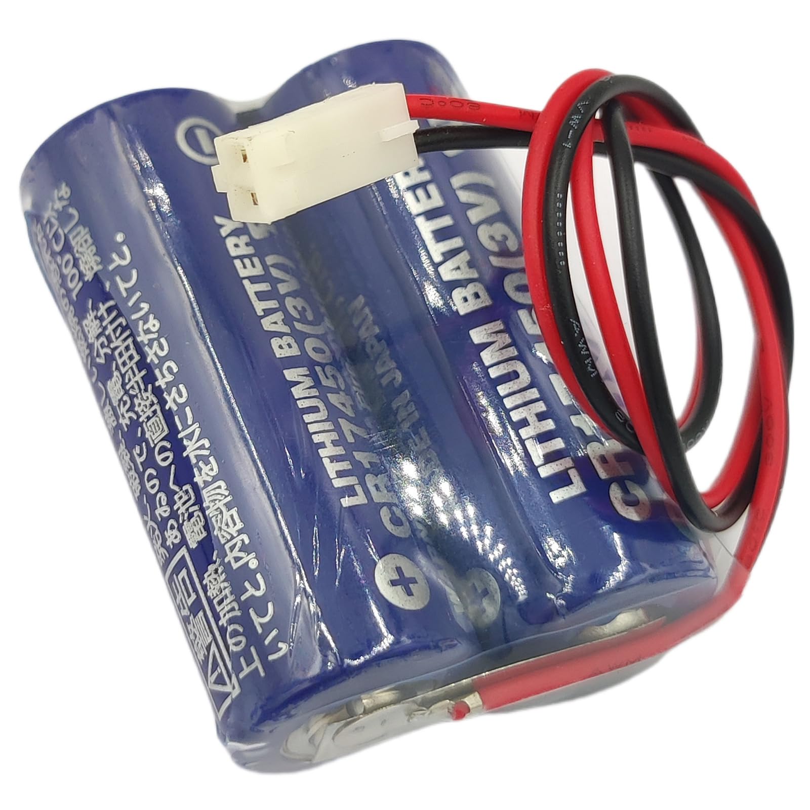 Lot de 2 piles Li-ion 2CR17450 3 V PLC 2600 mAh CR17450-2WK27 Mazak D80UB016170 CR17450 3 V