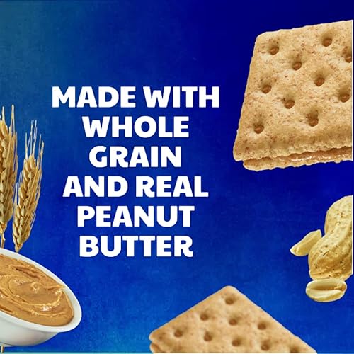 Miniatura 3 de Galletas sándwich de grano entero, mantequilla de maní, 2 cajas, 10 paquetes de 6 sándwiches cada una, 24.2 onzas