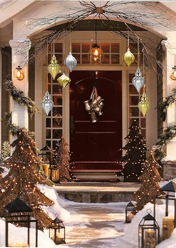 Miniatura 8 de 2 adornos de bolas de Navidad grandes de 6.7 pulgadas, adornos de diamantes inastillables, decoración de árbol de Navidad, adornos grandes de