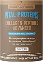 Vital Proteins Collagen Peptides Advanced, Hydrolyzed Peptides with Hyaluronic Acid and Vitamin C - Chocolate Flavor Powder, 24.7oz