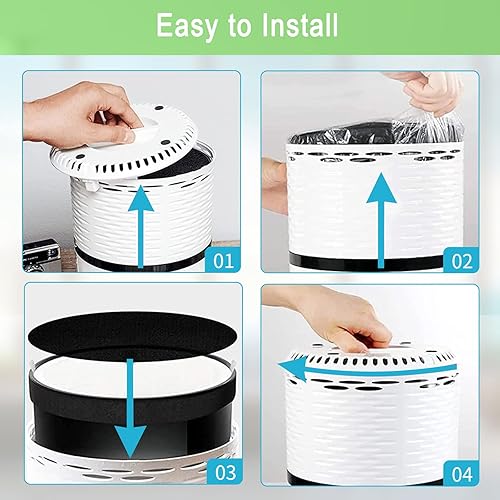 Miniatura 4 de Paquete de 3 filtros de repuesto LV-H132 compatibles con purificador de aire LEVOIT LV-H132 LV-H132-RF, filtro True HEPA H13, filtro de carbón