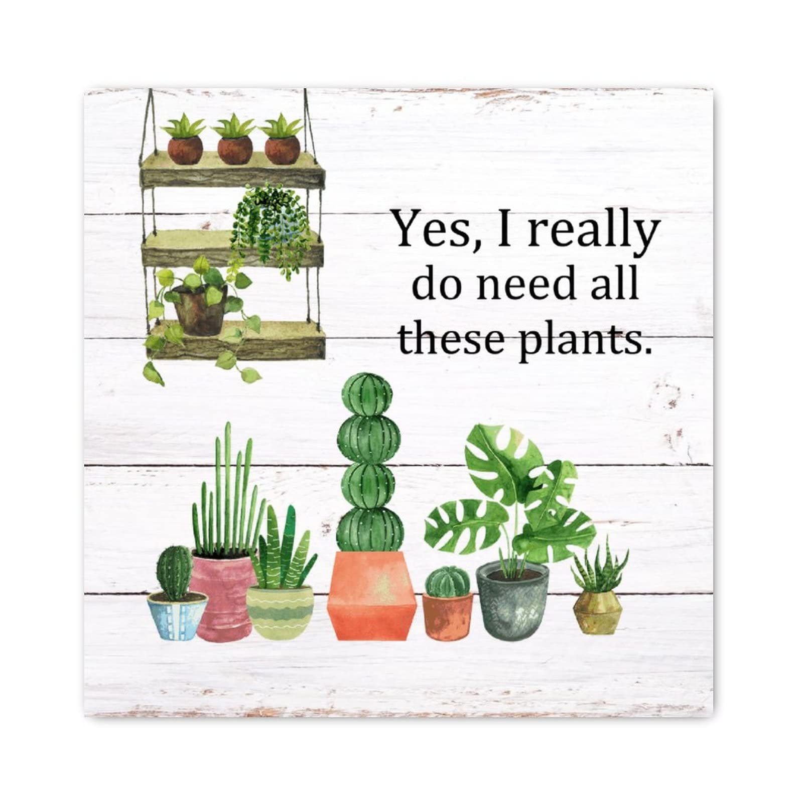 Panneau mural en bois pour exprimer votre amour des plantes
