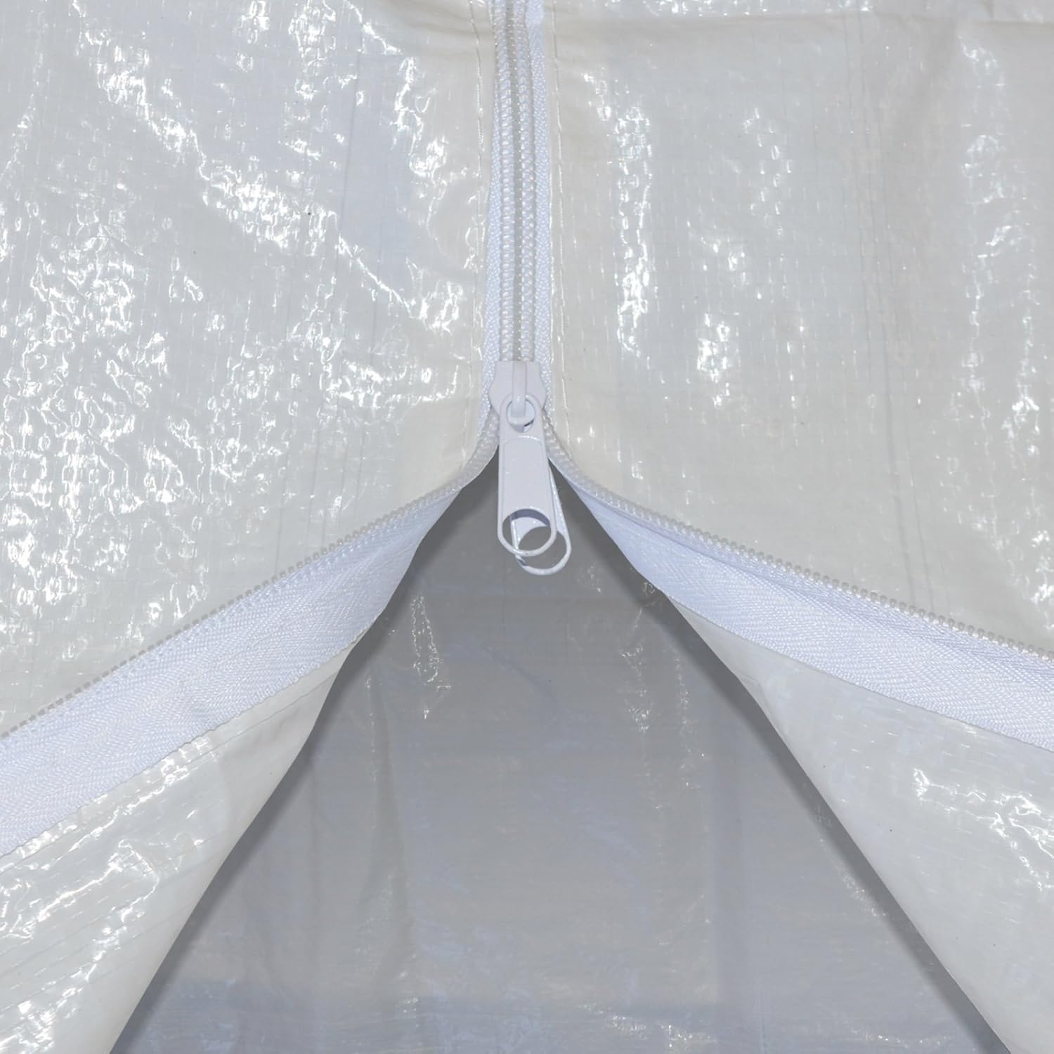 BenefitUSA Sidewalls 10'X6.4' Size for Tent Outdoor Pop Up Canopy Gazebo Marquee with Zipper&Window,White