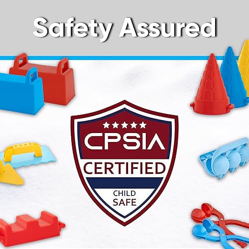 Miniatura 6 de Superio Sandcastle - Kit de construcción de ladrillos de nieve, arena de nieve, juguetes de playa para niños y adultos, forma de bloque de nieve