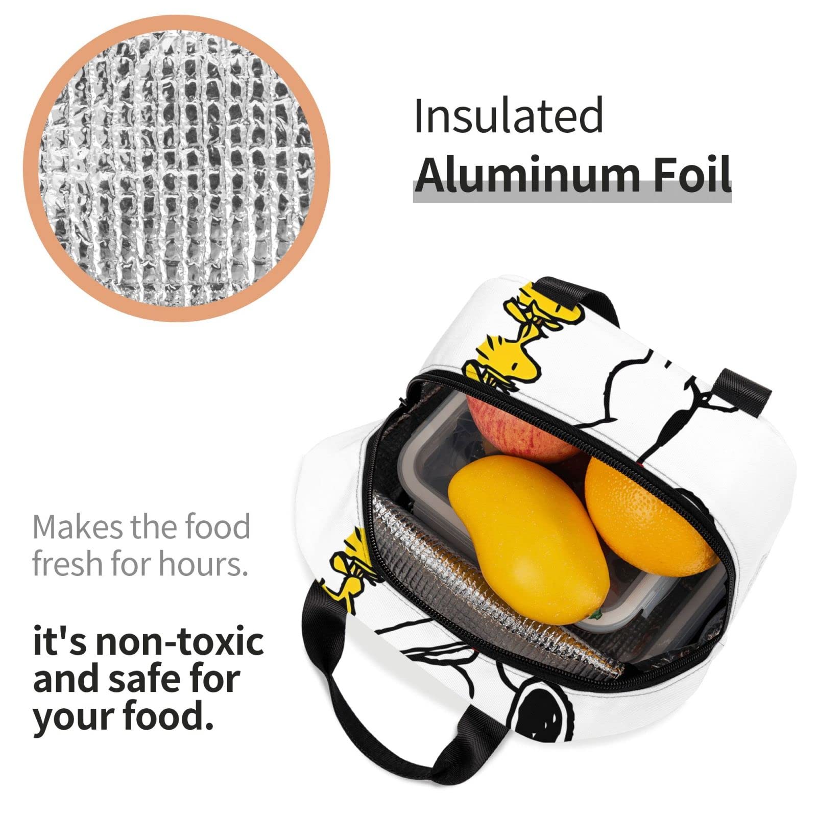 Amazon｜HTSW 弁当箱 軽量 スヌーピー ウッドストック 保温弁当