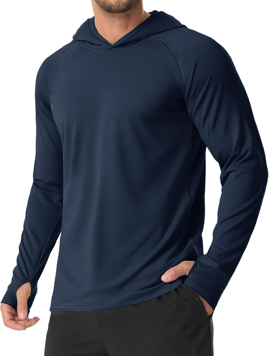 MAGCOMSEN Mens Sun Shirts UPF 50+ Long Sleeve Lightweight Hoodie Quick Dry Performance Workout Hiking Athletic Shirt