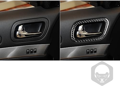 Miniatura 9 de Cubierta adhesiva de fibra de carbono interior para Infiniti G37 2010-2013 Q60 2014 2015 Coupe Convertible