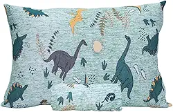 Jogo de Lençol 2 Peças Portallar Doce Vida Kids Dino Selva Verde Solteiro