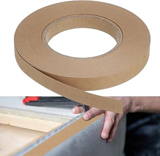 sourcing map Tira de tachuelas para tapicería, rollo de 2/3 pulgadas por 40 yardas, tira de cartón para reparación de muebles, sofá, silla y bordes de sofá, marrón