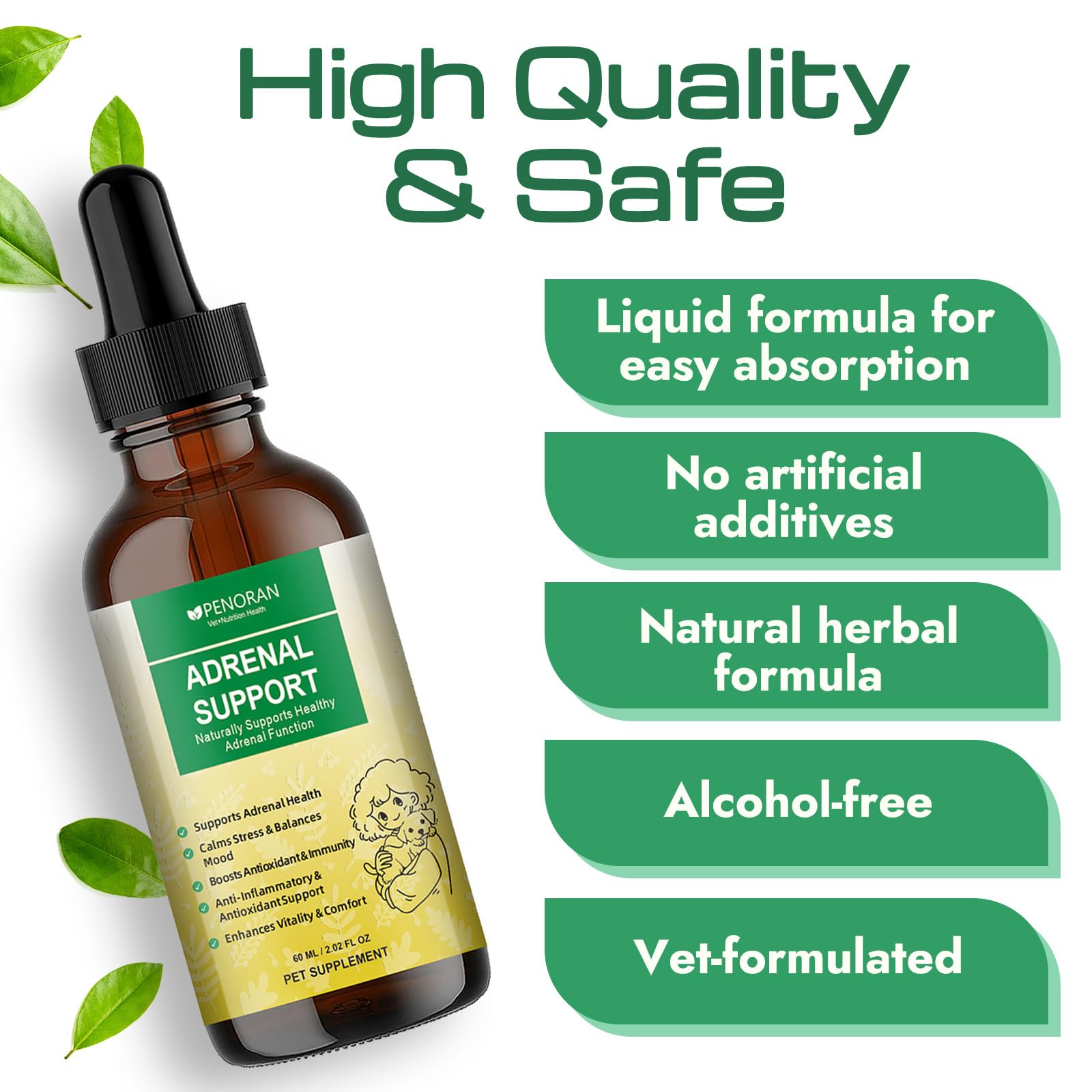 Adrenal Balance Harmony Drops for Dogs, Relieve Cushing's Liquid — Amazon image 6