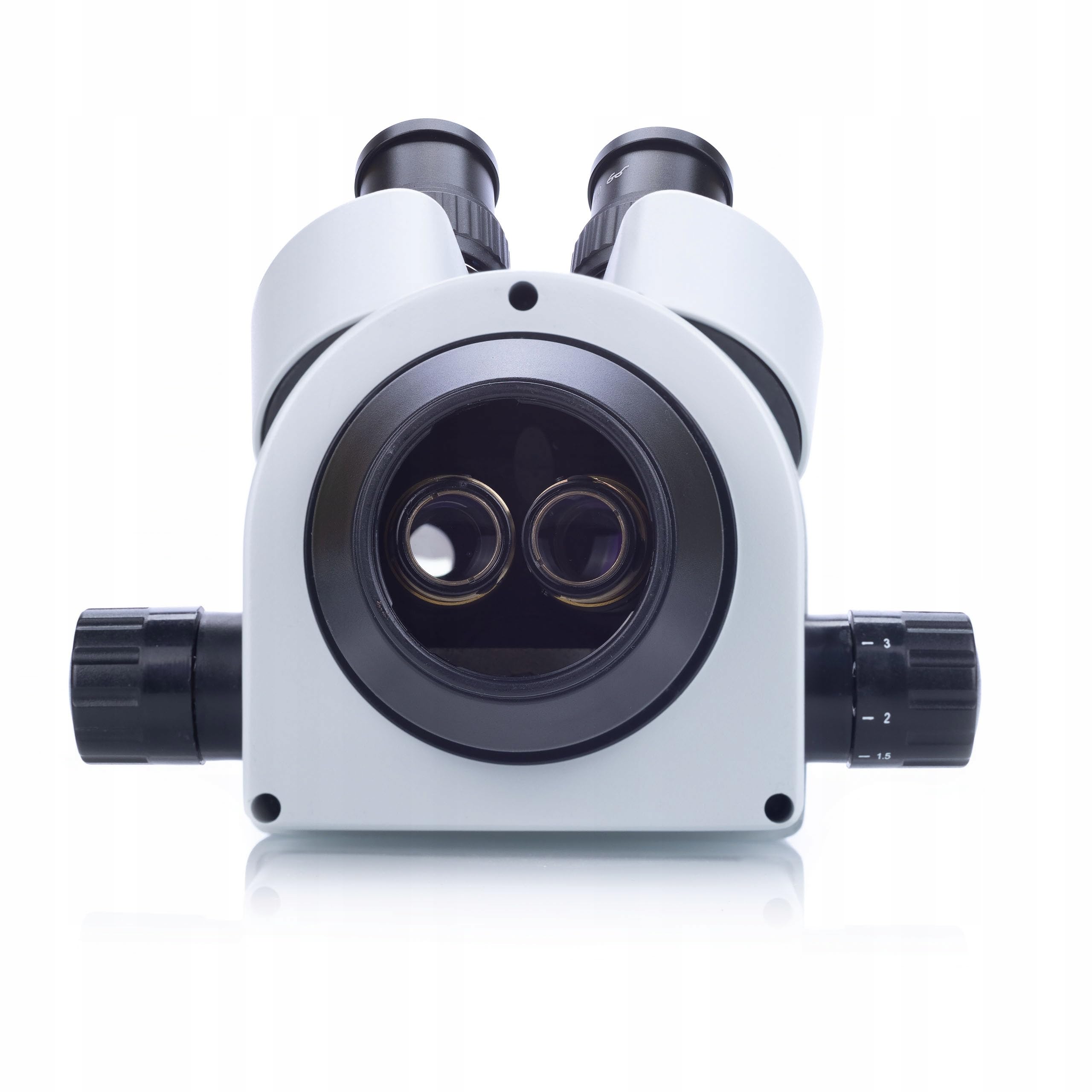 Rosfix Mercury Pro MSMP-T-PS1 - Microscopio estereoscópico trinocular con zoom de 7 x - 45x | Brazo de mesa de 80 cm WDMS2 | 56 x LED anillo de luz | para laboratorio, industria, electrónica | sistema