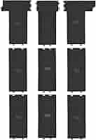 Gummi-Fußmatten Set Für VW T5/T6/T6.1 - Passgenaue Automatten Mit Befestigungsclips