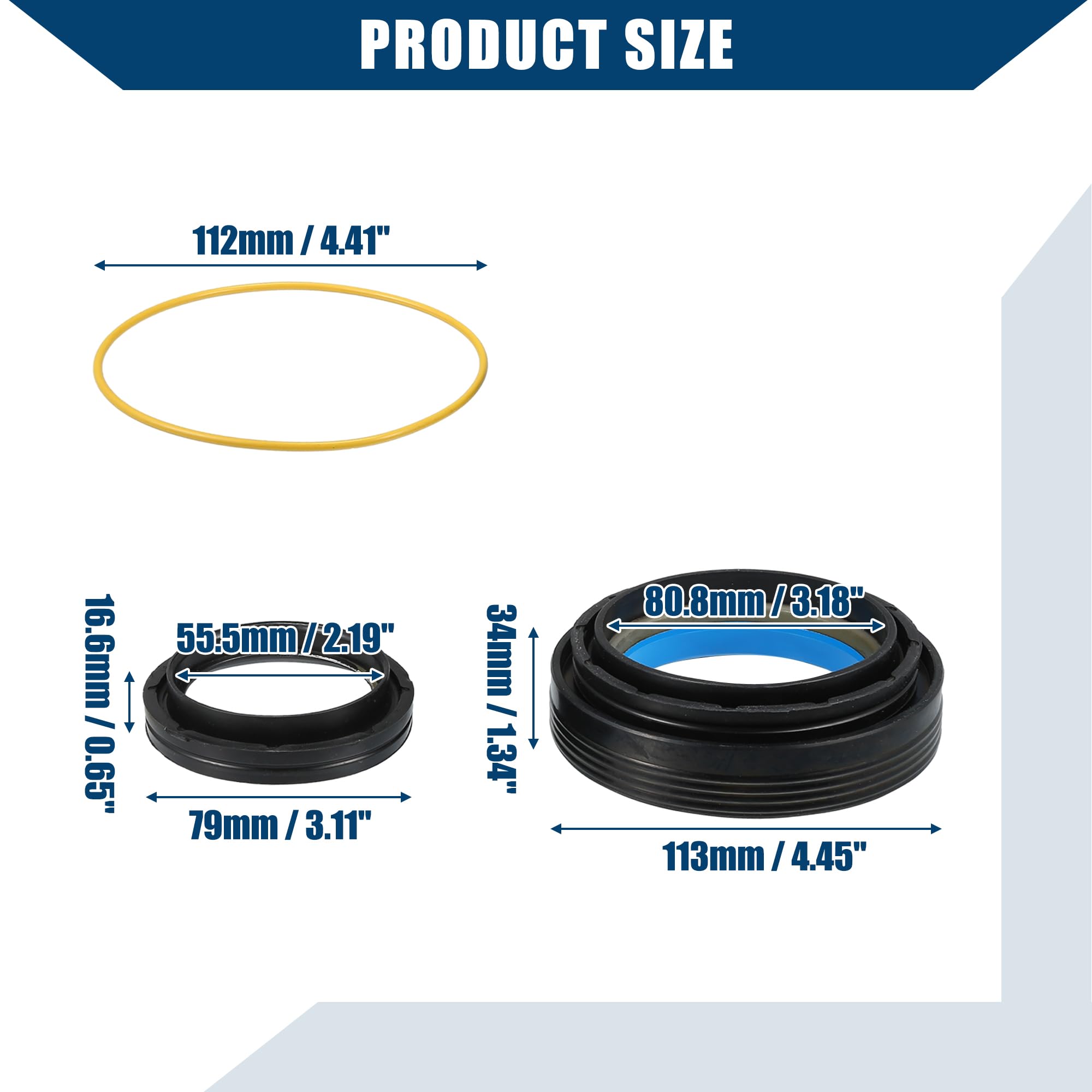 Amazon.com: Hihaha F81Z-3254-CB Front Outer Drive Axle Shaft Seal