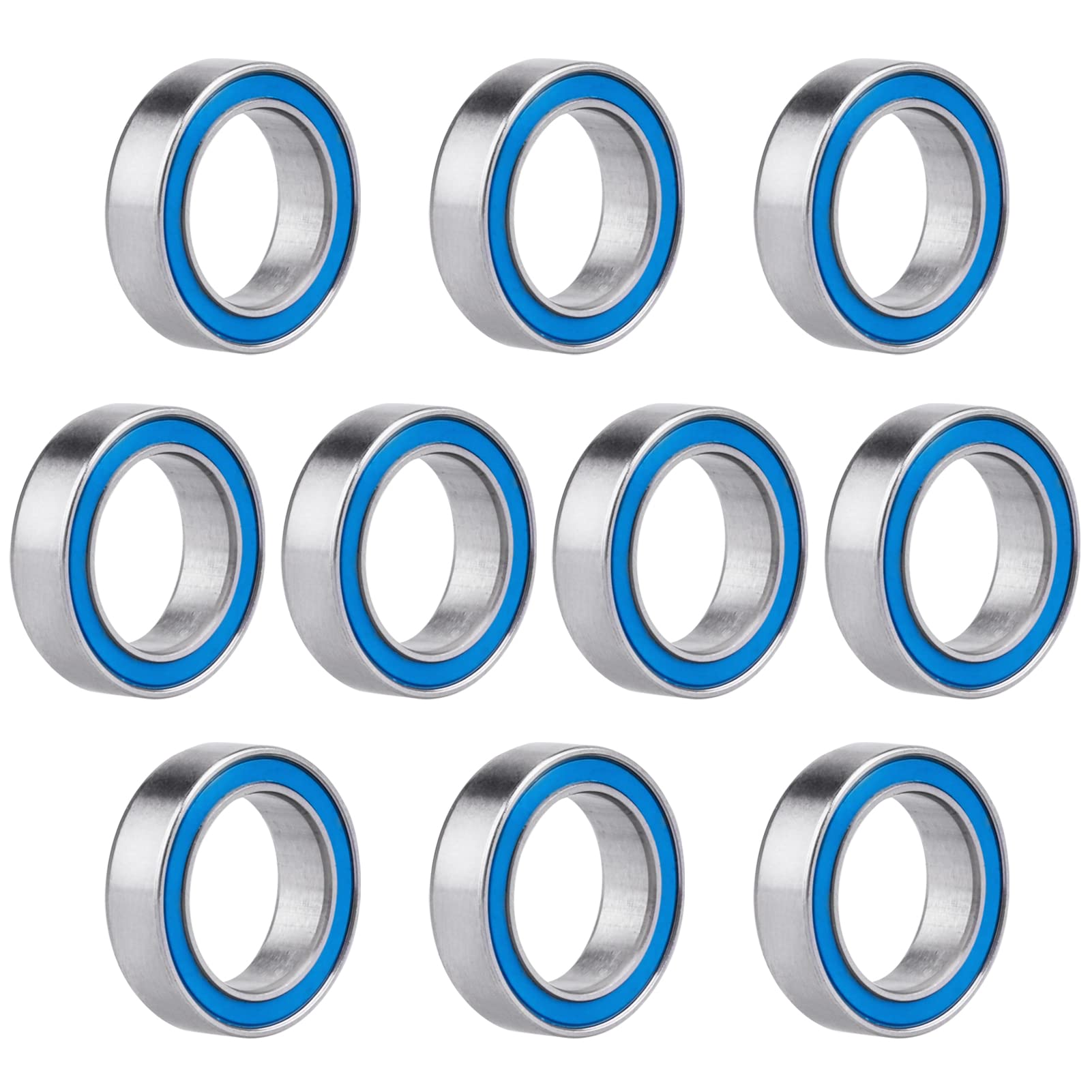 High Performance Professional RC Ball Bearings 10pcs for Traxxas Arrma Axial HPI Team Associated Losi Redcat Racing RC Cars Trucks Models (10x15x4mm)