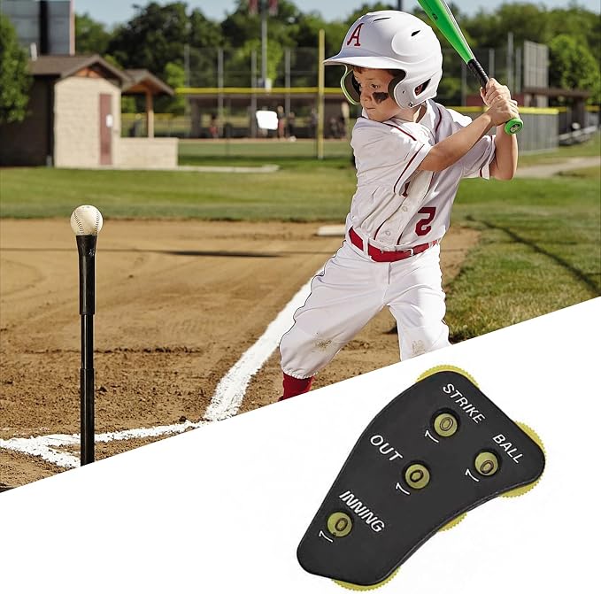 Contador Práctico de Béisbol con 4 Ruedas para Árbitros miniatura 2