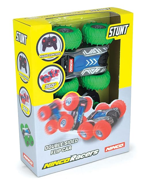 Foto 5 de 5 de Ninco NincoRacers-Stunt Green. Coche teledirigido Reversible y Acrobático. 27/40M hz Color Verde. Medidas: 13…