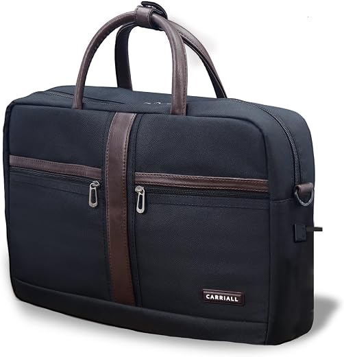 Carriall Ampio Laptop Messenger Bag | For Office &amp; College | Fits up to 15.6inch Laptop/Macbook, iPhone &amp; iPad Pockets | H...