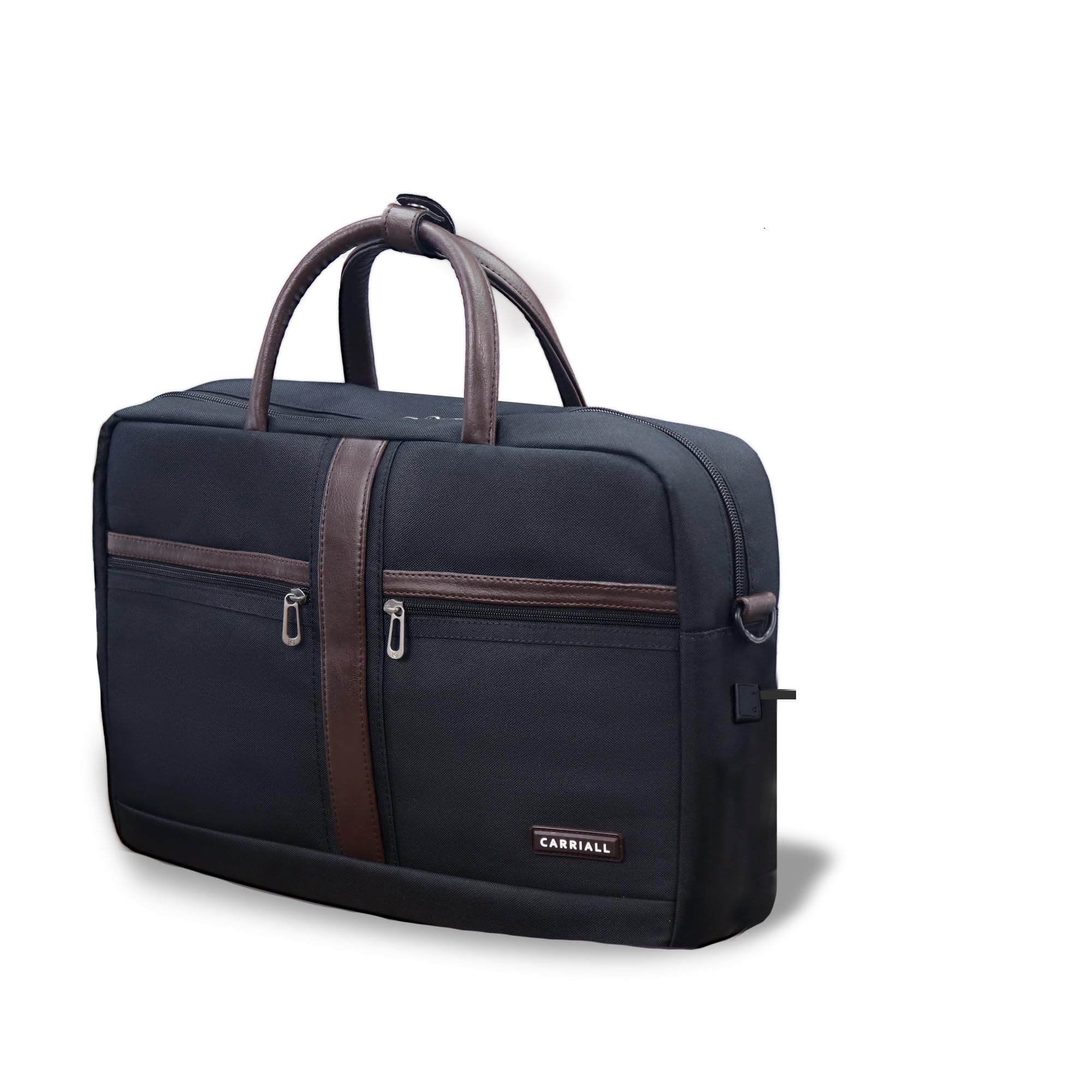 Carriall Ampio Smart Laptop Messenger Bag | Fits up to 15.6 inch Laptop/Macbook | Adjustable Shoulder Strap & USB Charging Port | For Office & College | Messenger Bag for Men, Women, Girls & Boys (B099NL5GBW) Amazon Price History, Amazon Price Tracker