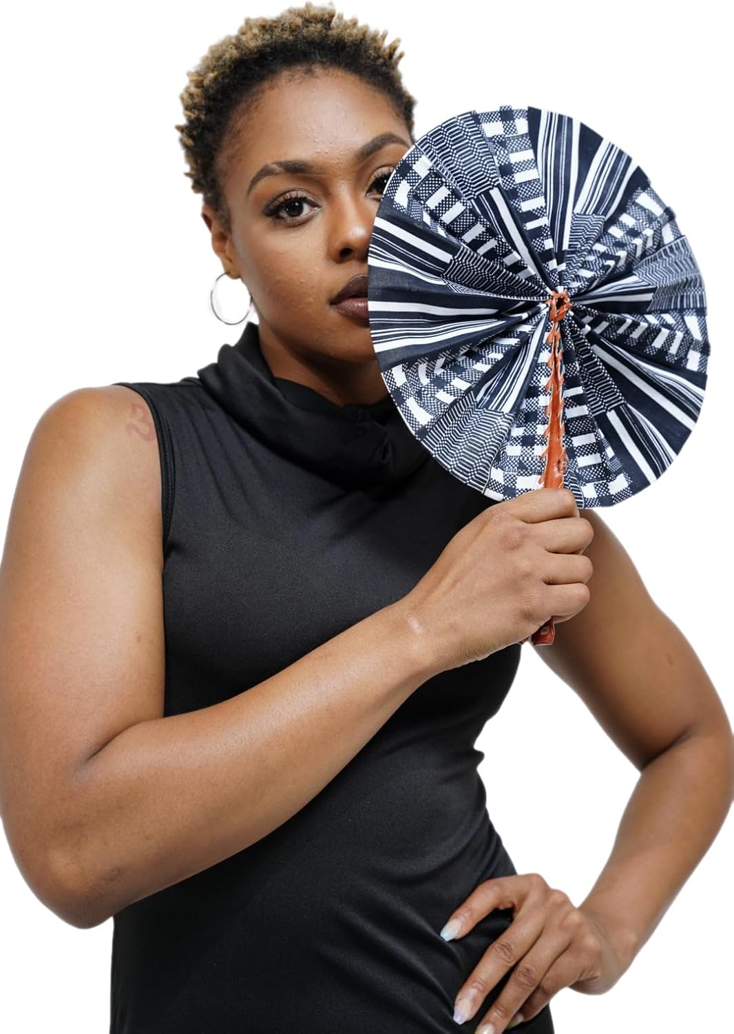 Kente African Print Foldable Hand Fan