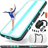 Air Training Mats 10ft/13ft/16ft/20ft Inflatable Gymnastics Tumbling Mat 4/6/8 inchs Thickness Mats for Home Use/Gym/Yoga/Training/Cheerleading/Outdoor/Beach/Park wih Electric Air Pump