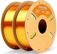 Vista 38 de ERYONE Filamento de ácido poliláctico (PLA) de seda para impresora 3D, de 1.75 mm +/- 0.03 mm, carrete de 1 kg (2.2 libras), verde esmeralda seda