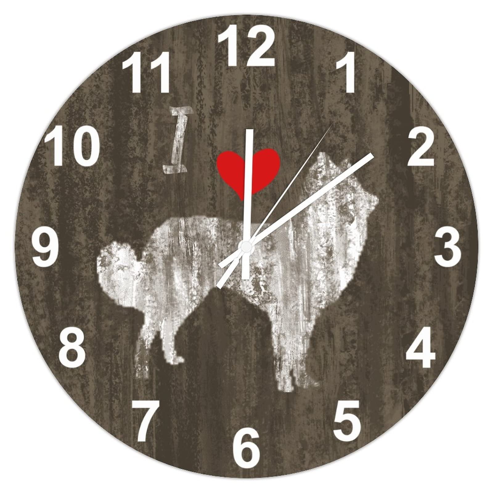 Horloge murale vintage de 38cm pour décorer une cuisine de campagne