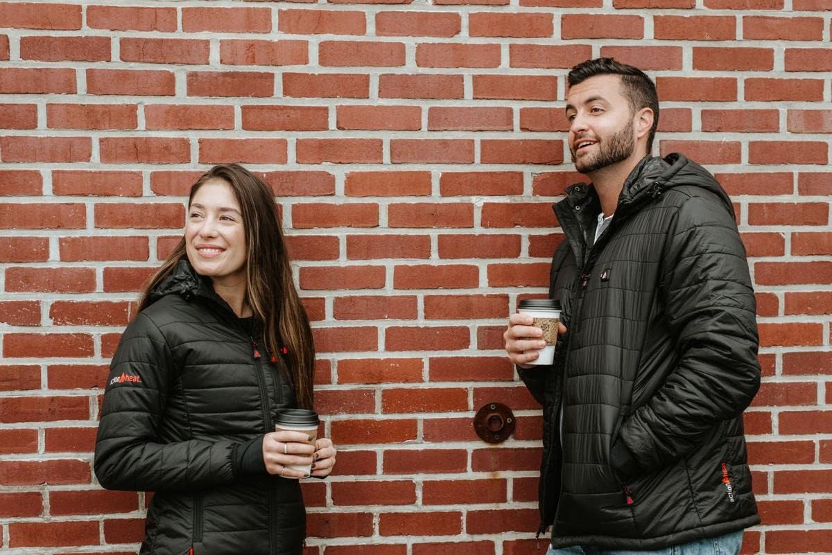 ActionHeat 5V Women's Insulated Puffer Battery Heated Jacket W/Hood XXL