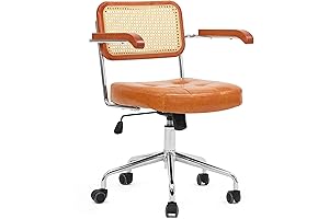 Vintage Rattan Office Chair