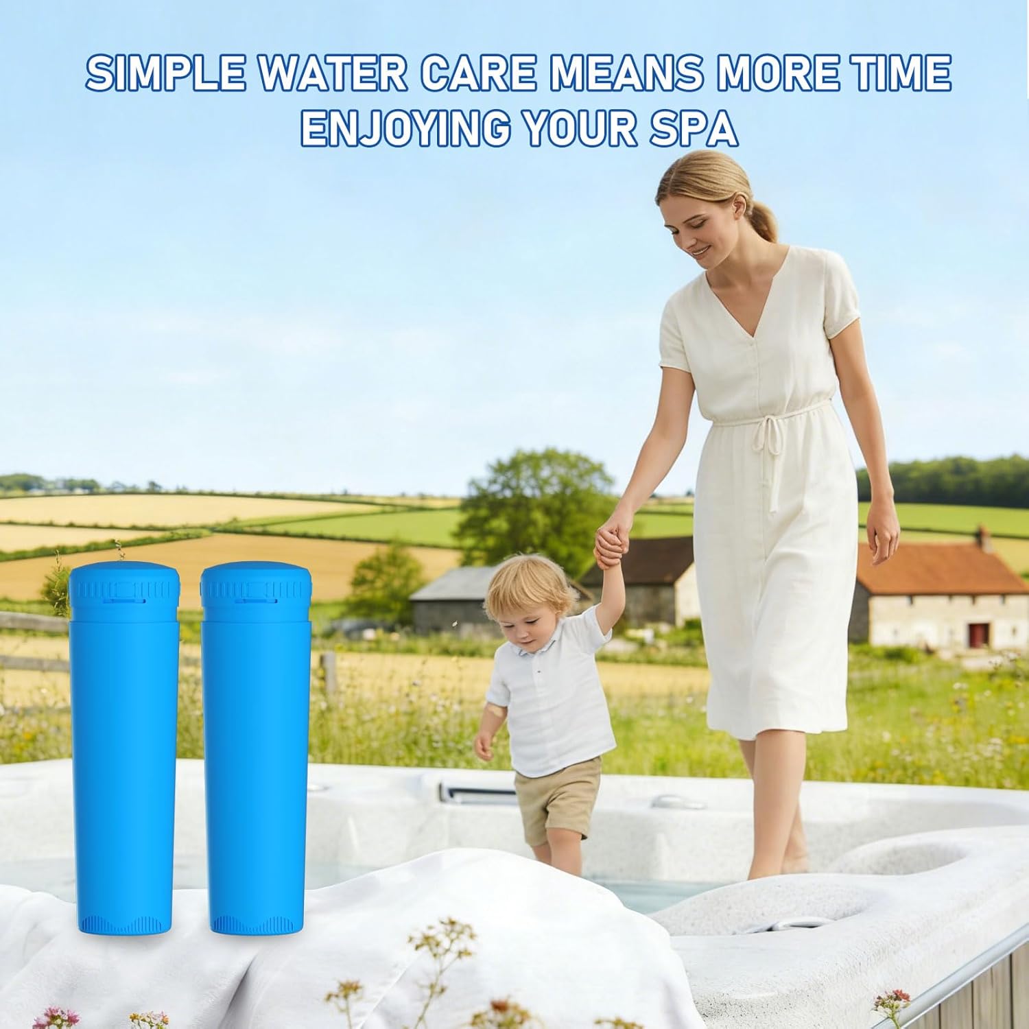 Mineral Cartridge Replacement Compatible with Hot Tub Frog Serene Floating System 2 Pack