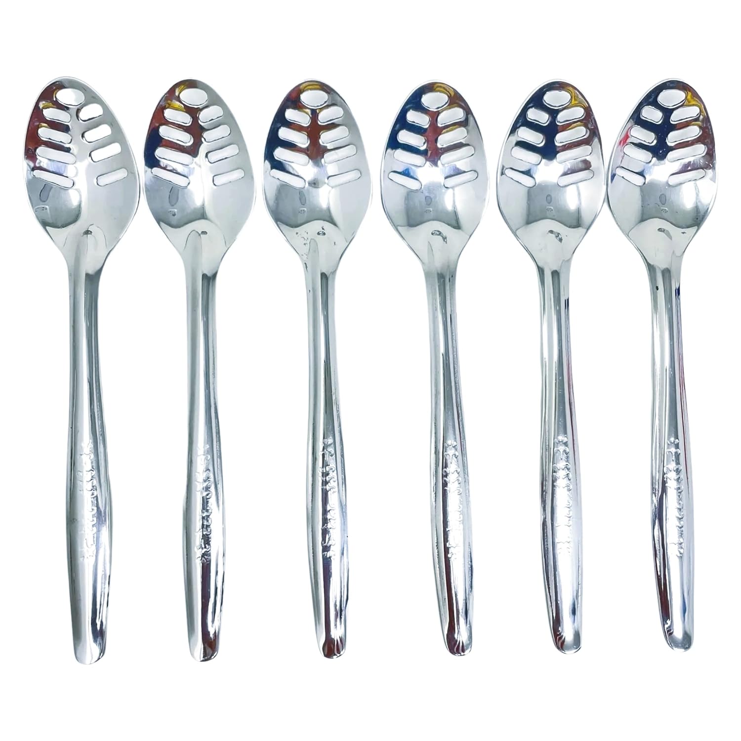 Buy Stainless Steel Small Slotted/Plating Serving Spoon