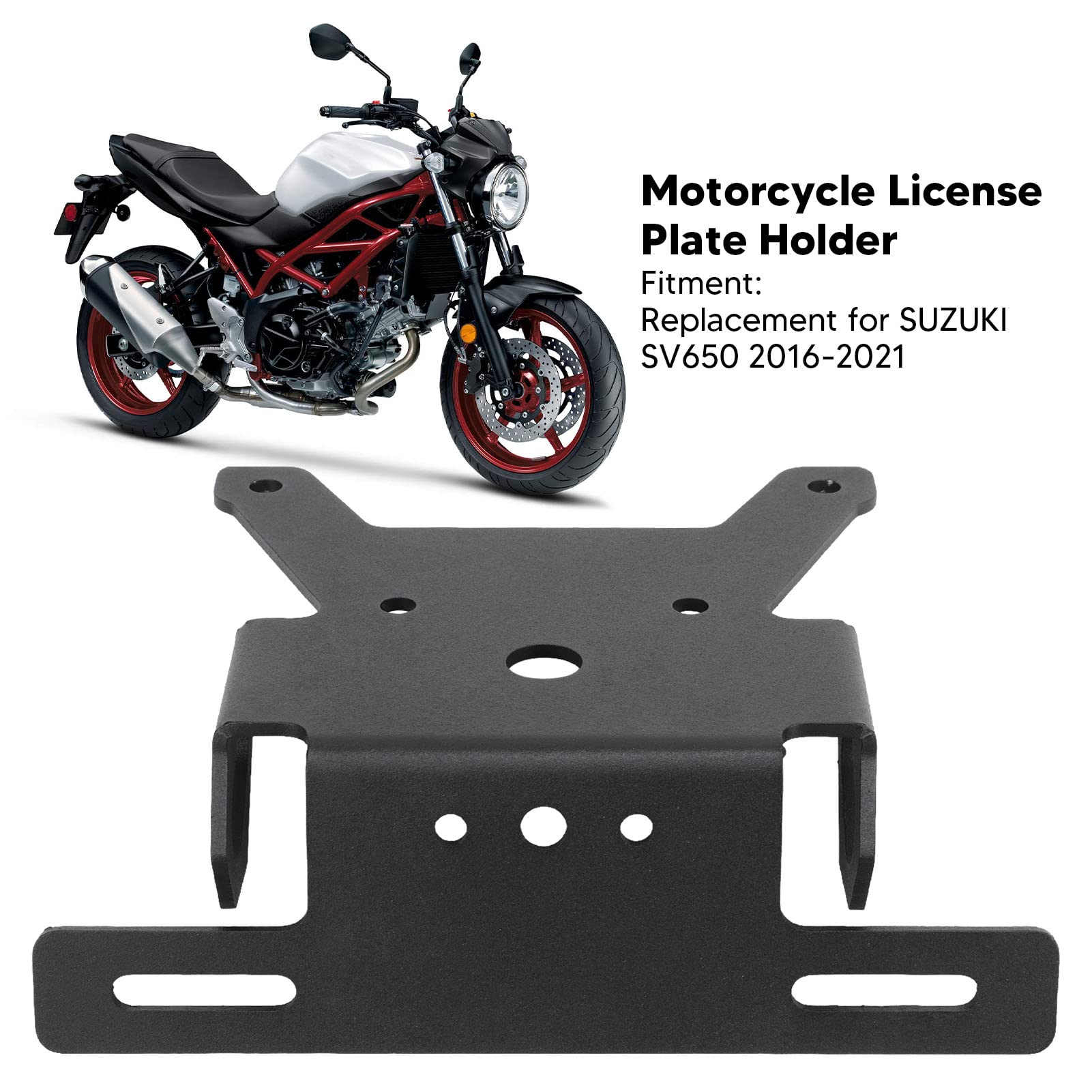 Dioche Cadre De Plaque D'immatriculation De Moto Support De Support De